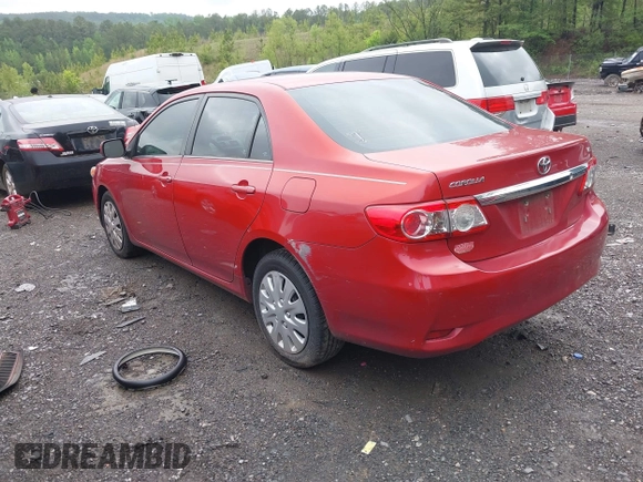 2013 Toyota Corolla L with VIN 5YFBU4EE0DP151229, listed as a IAAI auction lot 42086957 with 184,244 mi miles. Bid and sale history available at carsss.com. Image 3.