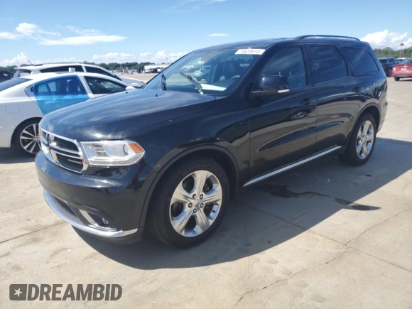 2014 Dodge Durango Limited with VIN 1C4SDHDT0EC277916, listed as a Copart auction lot 73820614 with 78,401 mi miles and Salvage title. Bid and sale history available at DreamBid. Image 1.