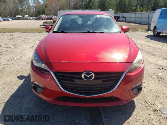 2016 Mazda 3 i Sport with VIN JM1BM1U75G1291772, listed as a Copart auction lot 50707555 with 129,198 mi miles and Salvage Title. Bid and sale history available at carsss.com. Image 5.