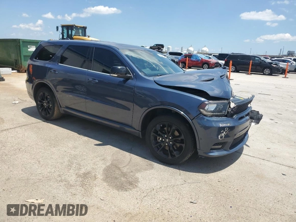 2020 Dodge Durango R/T with VIN 1C4SDJCTXLC395218, listed as a Copart auction lot 56059115 with Not provided miles and Salvage title. Bid and sale history available at DreamBid. Image 4.