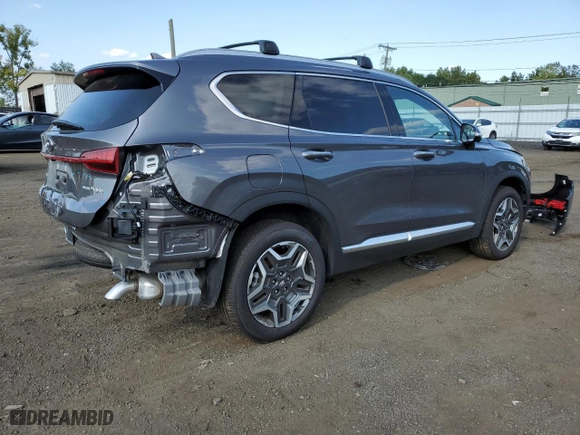 2023 Hyundai Santa Fe Plug-In Hybrid Limited with VIN KM8S7DA2XPU087528, listed as a Copart auction lot 68346424 with 4,957 mi miles and Salvage Title. Bid and sale history available at carsss.com. Image 3.