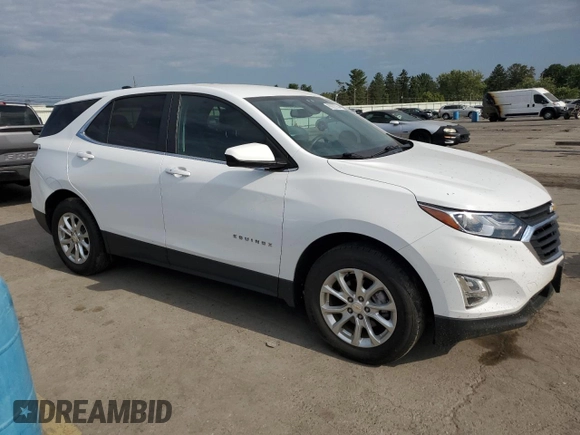 2021 Chevrolet Equinox LT with VIN 2GNAXUEV5M6127021, listed as a Copart auction lot 69222764 with 75,867 mi miles and Salvage Title. Bid and sale history available at DreamBid. Image 4.