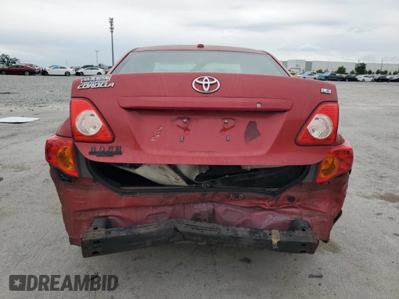2010 Toyota Corolla with VIN 2T1BU4EE2AC304544, listed as a Copart auction lot 51701655 with 168,892 mi miles and Salvage Title. Bid and sale history available at carsss.com. Image 6.