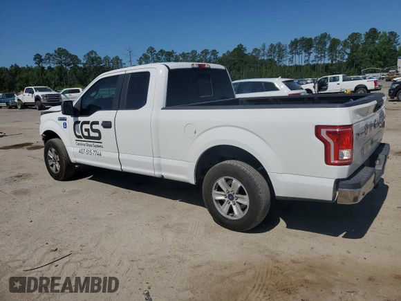 2015 Ford F-150 XL z VIN 1FTEX1C84FFD10974, wystawiony jako Copart lot #55655315 z przebiegiem 104 256 mil mil oraz Szkoda całkowita • Salvage title. Historia ofert i sprzedaży dostępna na DreamBid. Obrazek 2.