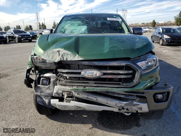 2023 Ford Ranger XL with VIN 1FTER4FH9PLE09204, listed as a Copart auction lot 43261075 with 40,531 mi miles and Salvage Title. Bid and sale history available at carsss.com. Image 5.