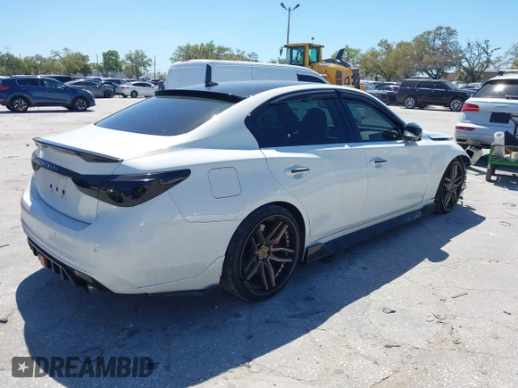 2018 Infiniti Q50 Red Sport 400 с VIN JN1FV7AP5JM460977, выставлен на аукционе IAAI как лот 41787326 с пробегом 51 490 миль миль и . История ставок и продаж доступна на DreamBid. Изображение 4.