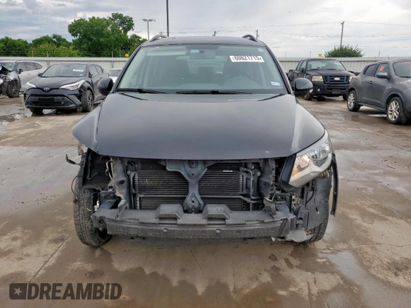 2017 Volkswagen Tiguan S with VIN WVGAV7AX4HK045724, listed as a Copart auction lot 60621715 with 64,004 mi miles and Salvage title. Bid and sale history available at DreamBid. Image 5.