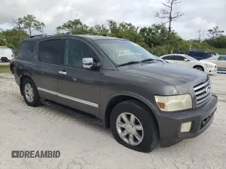 2006 Infiniti QX56 z VIN 5N3AA08A96N800292, wystawiony jako Copart lot #42050855 z przebiegiem 305 926 mil mil oraz Czysty tytuł • Clean title. Historia ofert i sprzedaży dostępna na DreamBid. Obrazek 4.