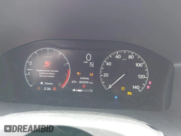2025 Honda CR-V EX with VIN 2HKRS4H46SH453187, listed as a IAAI auction lot 42210261 with 3,399 mi miles and . Bid and sale history available at DreamBid. Image 7.