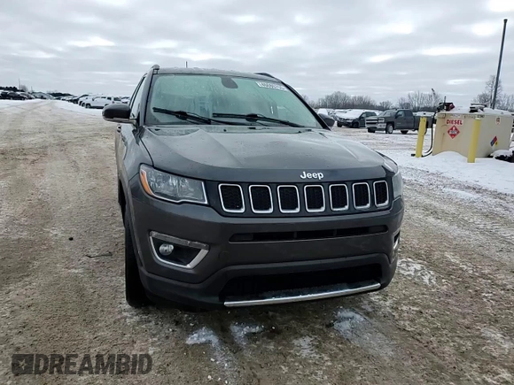 2020 Jeep Compass Limited with VIN 3C4NJDCB7LT216880, listed as a Copart auction lot 46085755 with 47,265 mi miles and Salvage Title. Bid and sale history available at carsss.com. Image 14.