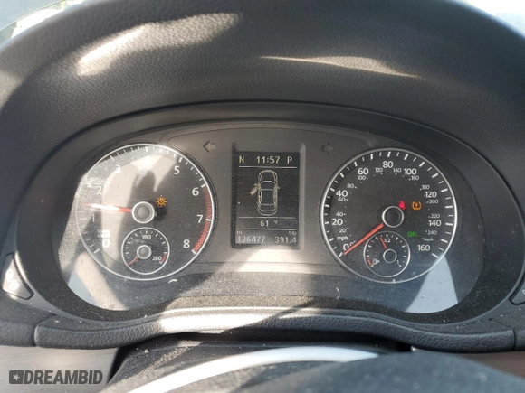 2014 Volkswagen Passat SE with VIN 1VWBP7A32EC008691, listed as a Copart auction lot 50271685 with 136,477 mi miles and Salvage Title. Bid and sale history available at carsss.com. Image 9.
