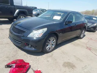 2015 Infiniti Q40 with VIN JN1CV6AR9FM521804, listed as a IAAI auction lot 41910078 with 51,683 mi miles. Bid and sale history available at carsss.com. Image 2.