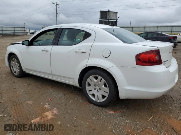 2014 Dodge Avenger SE with VIN 1C3CDZABXEN126757, listed as a Copart auction lot 52745875 with 105,776 mi miles and Salvage Title. Bid and sale history available at DreamBid. Image 2.