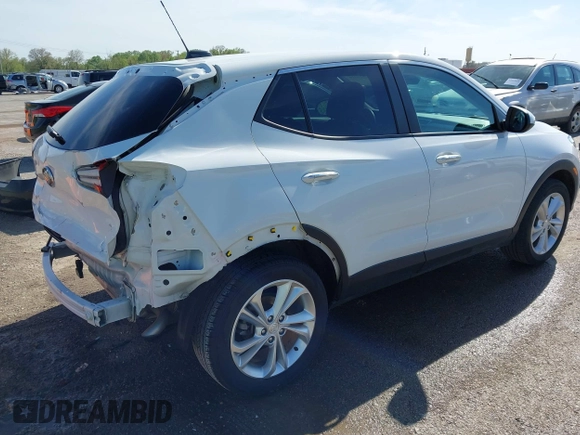 2023 Buick Encore GX Preferred with VIN KL4MMBS22PB134758, listed as a IAAI auction lot 42071310 with 59,801 mi miles and . Bid and sale history available at DreamBid. Image 4.
