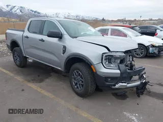 2024 Ford Ranger XLT with VIN 1FTER4HH6RLE05367, listed as a IAAI auction lot 41489296 with 9,509 mi miles. Bid and sale history available at carsss.com. Image 1.