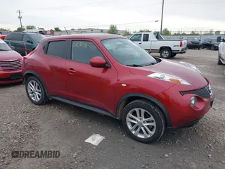 2013 Nissan Juke S with VIN JN8AF5MV5DT227408, listed as a IAAI auction lot 42302308 with 100,562 mi miles and . Bid and sale history available at DreamBid. Image 1.
