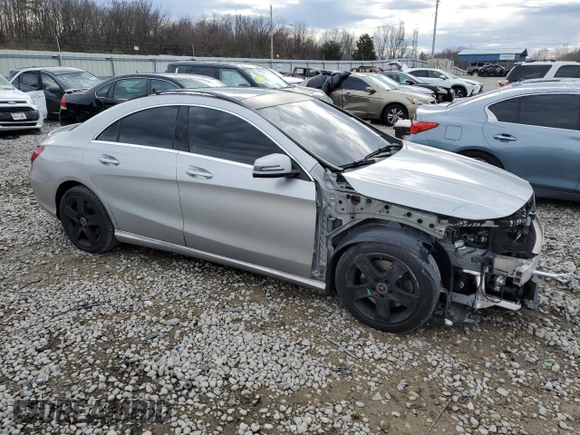 2018 Mercedes-Benz CLA 250 with VIN WDDSJ4EB4JN542610, listed as a Copart auction lot 37217864 with 61,206 mi miles and . Bid and sale history available at DreamBid. Image 4.