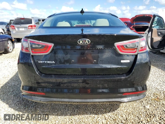 2016 Kia Optima Hybrid with VIN KNAGM4AD8G5094859, listed as a Copart auction lot 74542594 with 56,824 mi miles and Salvage Title. Bid and sale history available at carsss.com. Image 6.
