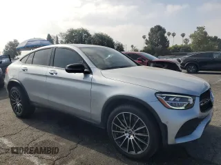 2021 Mercedes-Benz GLC 300 with VIN W1N0J8EB1MF874553, listed as a Copart auction lot 57517415 with 62,413 mi miles and Salvage title. Bid and sale history available at DreamBid. Image 4.