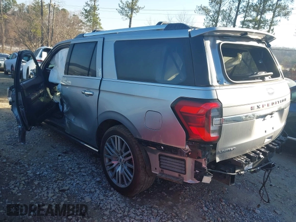 2024 Ford Expedition Max Limited with VIN 1FMJK2A89REA38160, listed as a IAAI auction lot 41769186 with 29,783 mi miles and . Bid and sale history available at DreamBid. Image 3.