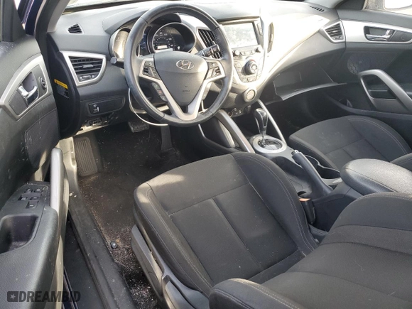 2017 Hyundai Veloster with VIN KMHTC6ADXHU305241, listed as a Copart auction lot 43567895 with 113,386 mi miles and Salvage Title. Bid and sale history available at carsss.com. Image 8.