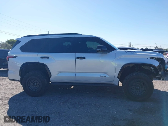 2023 Toyota Sequoia SR5 with VIN 7SVAAABA4PX013371, listed as a IAAI auction lot 41406258 with 11,776 mi miles. Bid and sale history available at carsss.com. Image 14.