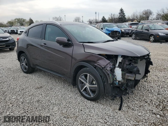 2022 Honda HR-V EX with VIN 3CZRU6H5XNM721391, listed as a Copart auction lot 52780175 with 26,533 mi miles and Salvage Title. Bid and sale history available at carsss.com. Image 4.