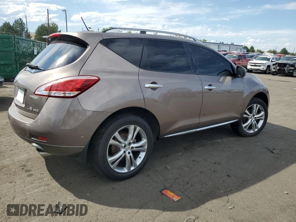 2011 Nissan Murano SV with VIN JN8AZ1MW2BW173621, listed as a Copart auction lot 69466714 with 0 mi miles and Non Repairable. Bid and sale history available at carsss.com. Image 3.