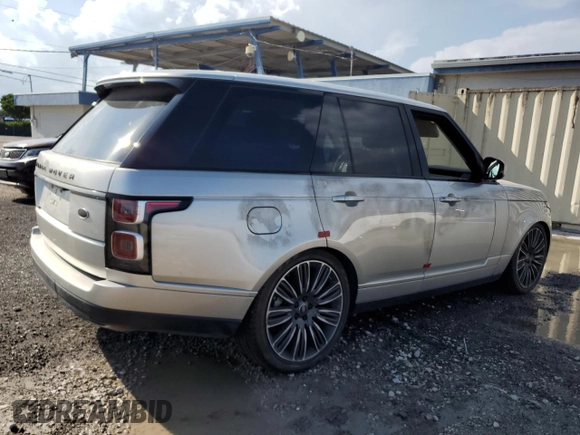 2020 Land Rover Range Rover with VIN SALGR2RK6LA567793, listed as a Copart auction lot 48127363 with 35,224 mi miles and . Bid and sale history available at DreamBid. Image 3.