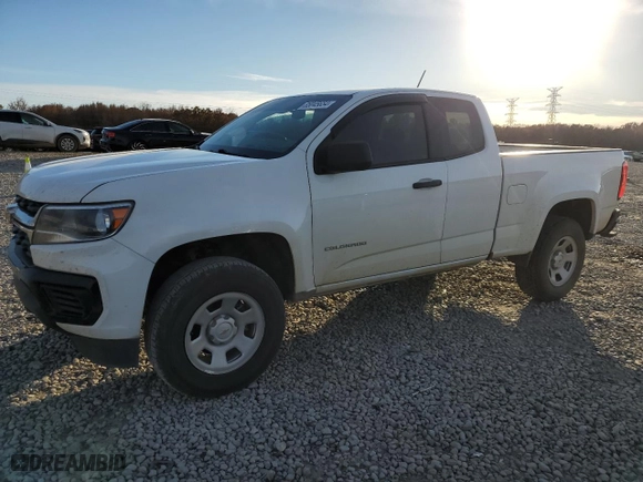 2021 Chevrolet Colorado 2WD Work Truck with VIN 1GCHSBEA3M1124466, listed as a Copart auction lot 85045654 with 102,493 mi miles and Salvage Title. Bid and sale history available at carsss.com. Image 1.