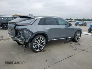 2023 Cadillac LYRIQ RWD Luxury z VIN 1GYKPMRK7PZ000805, wystawiony jako Copart lot #59610415 z przebiegiem 17 099 mil mil oraz Szkoda całkowita • Salvage title. Historia ofert i sprzedaży dostępna na DreamBid. Obrazek 3.