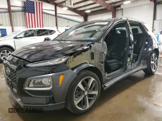 2020 Hyundai Kona Limited z VIN KM8K3CA50LU533910, wystawiony jako Copart lot #57554755 z przebiegiem 57 510 mil mil oraz Szkoda całkowita • Salvage title. Historia ofert i sprzedaży dostępna na DreamBid. Obrazek 1.