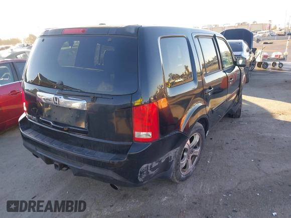 2012 Honda Pilot EX-L with VIN 5FNYF3H60CB035624, listed as a IAAI auction lot 41321568 with 309,545 mi miles and . Bid and sale history available at DreamBid. Image 4.
