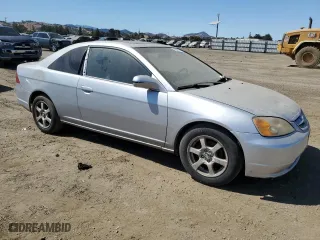 2001 Honda Civic EX with VIN 1HGEM22951L045227, listed as a Copart auction lot 70089174 with 262,366 mi miles and Salvage Title. Bid and sale history available at carsss.com. Image 4.