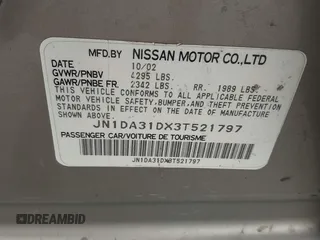 2003 Nissan Maxima SE with VIN JN1DA31DX3T521797, listed as a IAAI auction lot 42737605 with 150,045 mi miles and . Bid and sale history available at DreamBid. Image 9.