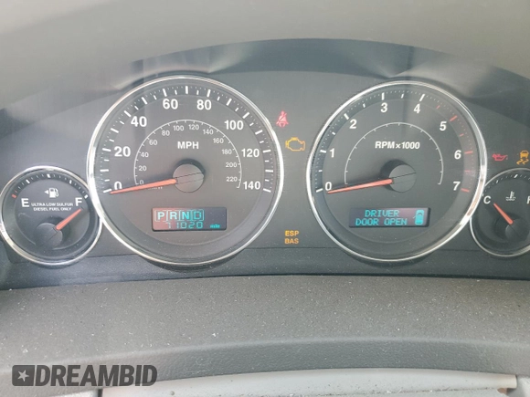 2007 Jeep Grand Cherokee with VIN 1J8HS58M77C660037, listed as a Copart auction lot 47650845 with 71,020 mi miles and Salvage title. Bid and sale history available at DreamBid. Image 9.