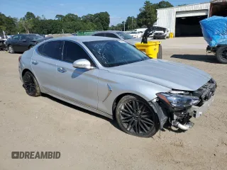 2019 Genesis G70 2.0T Advanced with VIN KMTG64LA7KU019392, listed as a Copart auction lot 73637084 with 85,750 mi miles and Salvage Title. Bid and sale history available at carsss.com. Image 4.