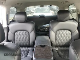 2024 Nissan Armada Platinum with VIN JN8AY2DB1R9850527, listed as a Copart auction lot 88483375 with 7,420 mi miles and Salvage Title. Bid and sale history available at carsss.com. Image 10.