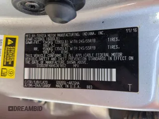 2017 Toyota Highlander Limited z VIN 5TDDZRFHXHS361852, wystawiony jako Copart lot #52359305 z przebiegiem 111 228 mil mil oraz Szkoda całkowita • Salvage title. Historia ofert i sprzedaży dostępna na DreamBid. Obrazek 13.