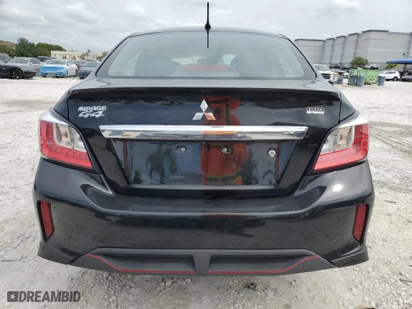 2024 Mitsubishi Mirage G4 ES with VIN ML32FUFJ2RHF12314, listed as a Copart auction lot 52408395 with 10,876 mi miles and Salvage Title. Bid and sale history available at carsss.com. Image 6.