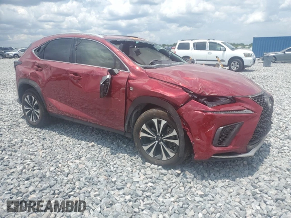 2019 Lexus NX 300 with VIN JTJBARBZ2K2210464, listed as a Copart auction lot 58065085 with 67,613 mi miles and Non repairable. Bid and sale history available at DreamBid. Image 4.