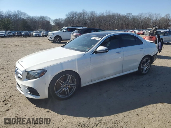 2019 Mercedes-Benz E-Class E 300 with VIN WDDZF4JB6KA558807, listed as a Copart auction lot 47422205 with 93,398 mi miles and Clean Title. Bid and sale history available at carsss.com. Image 1.