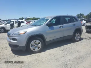 2016 Jeep Cherokee Sport with VIN 1C4PJLAB8GW207708, listed as a Copart auction lot 64078895 with 136,300 mi miles and Clean title. Bid and sale history available at DreamBid. Image 1.