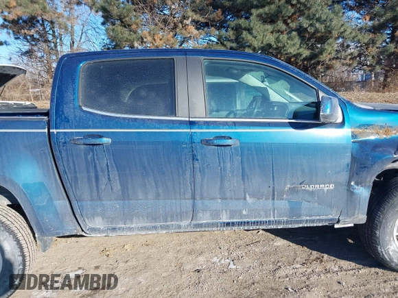 2020 Chevrolet Colorado 4WD Work Truck with VIN 1GCGTBEN6L1137562, listed as a IAAI auction lot 41377439 with 43,124 mi miles and . Bid and sale history available at DreamBid. Image 13.