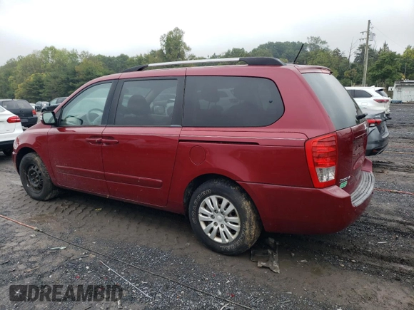 2011 Kia Sedona LX with VIN KNDMG4C71B6396100, listed as a Copart auction lot 73844074 with 103,230 mi miles and Clean Title. Bid and sale history available at carsss.com. Image 2.