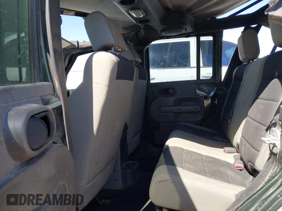 2007 Jeep Wrangler Unlimited X with VIN 1J4GA39107L186926, listed as a IAAI auction lot 42094175 with 191,810 mi miles and . Bid and sale history available at DreamBid. Image 8.