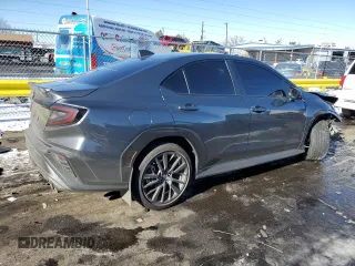 2024 Subaru WRX Premium with VIN JF1VBAH63R9803754, listed as a Copart auction lot 89322505 with 4,238 mi miles and Salvage title. Bid and sale history available at DreamBid. Image 3.