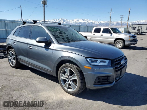 2019 Audi Q5 Prestige with VIN WA1CNAFY2K2053835, listed as a Copart auction lot 46736325 with 48,257 mi miles and Salvage Title. Bid and sale history available at carsss.com. Image 4.