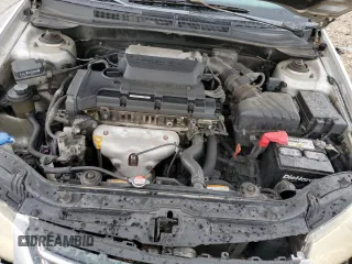 2008 Kia Spectra EX with VIN KNAFE121285529131, listed as a Copart auction lot 61096535 with 161,595 mi miles and Salvage title. Bid and sale history available at DreamBid. Image 11.