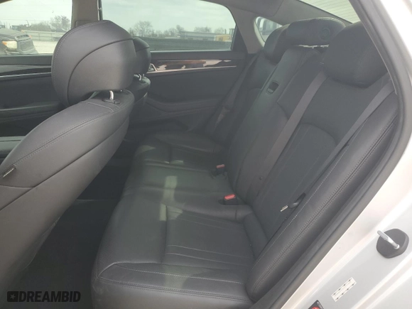 2018 Genesis G80 3.8L with VIN KMHGN4JE0JU257909, listed as a Copart auction lot 44335225 with 123,592 mi miles and Clean Title. Bid and sale history available at carsss.com. Image 10.